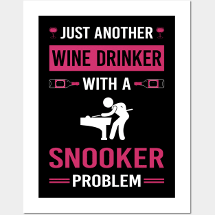 Wine Drinker Snooker Posters and Art